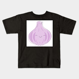 Cute Kawaii Red Onion Kids T-Shirt